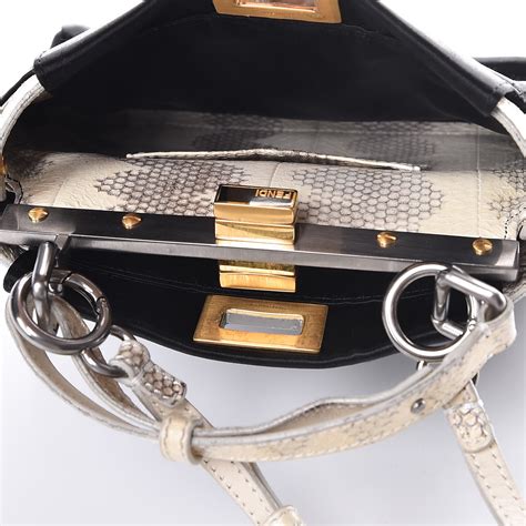 fendi peekaboo resale|fendi peekaboo snakeskin.